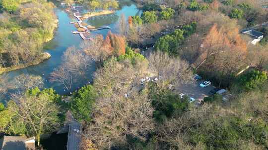 杭州市西湖区西溪湿地美景风景视频素材