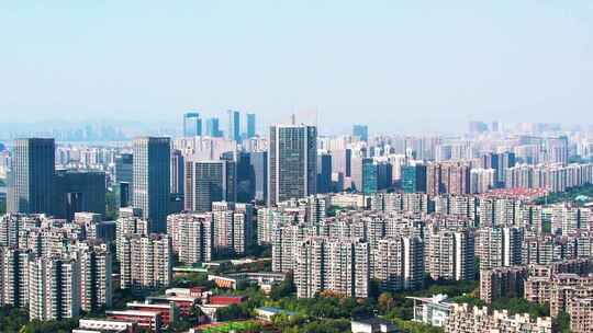 城市规划发展高楼大厦经济发展商业区开发区