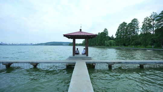 武汉东湖风景区听涛泳场