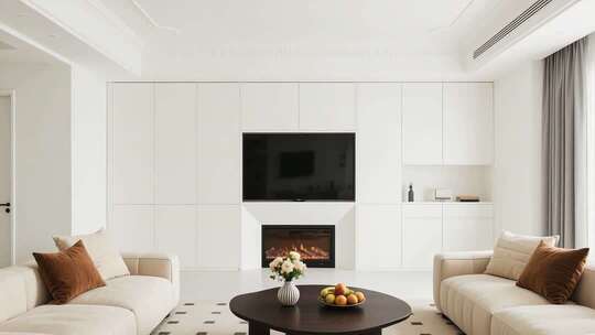 现代简约风格客厅室内场景