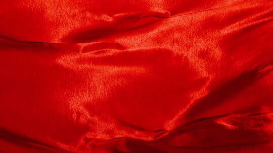 红色系丝绸织物飘动 (1)
