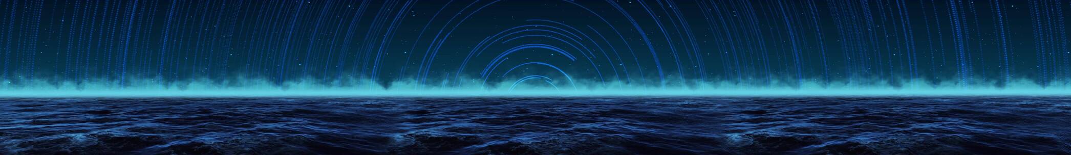 星轨海平面 蓝色海洋 海水
