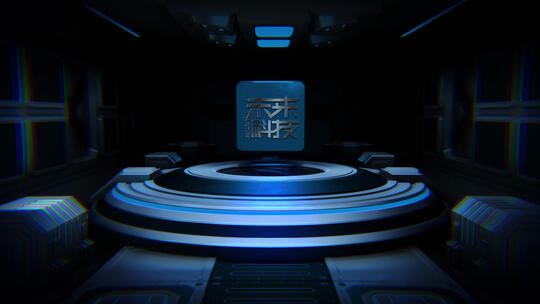 科技感未来机械隧道穿梭LOGO片头AE视频素材教程下载