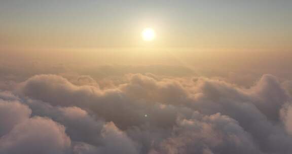 日出朝霞云海