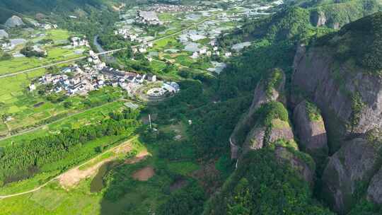 4K江西汉仙岩风景区航拍7