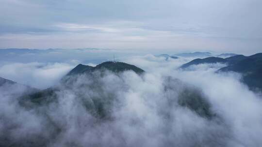 云海和山川航拍