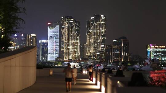 上海浦西外滩金融中心视频素材模板下载