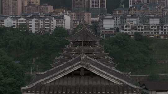 三江风雨桥航拍