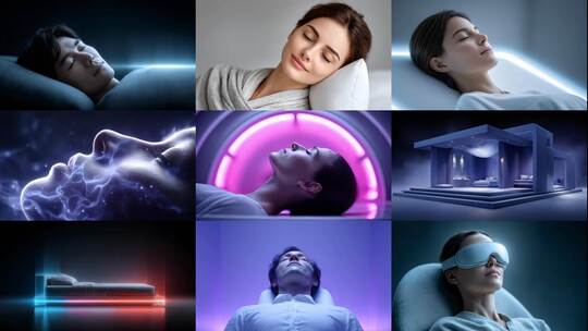 深度睡眠监测科技新境界高清在线视频素材下载