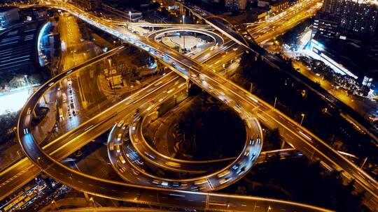 徐汇区漕溪北路夜景延时