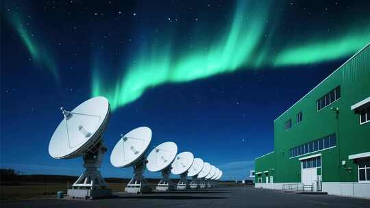 星空星轨银河自然景观