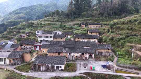 航拍乐昌五山大王山村风光