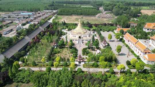 航拍洛阳白马寺