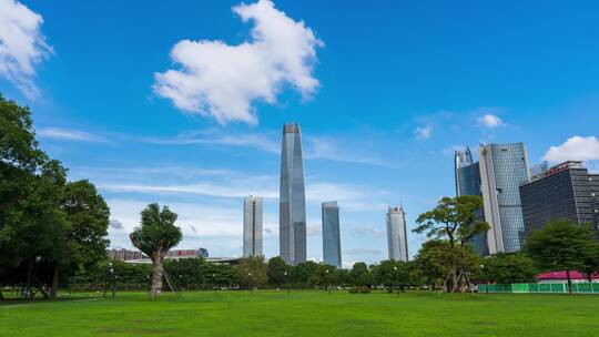 广东省东莞市城市风光延时