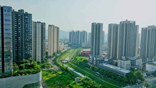 坪山航拍大景