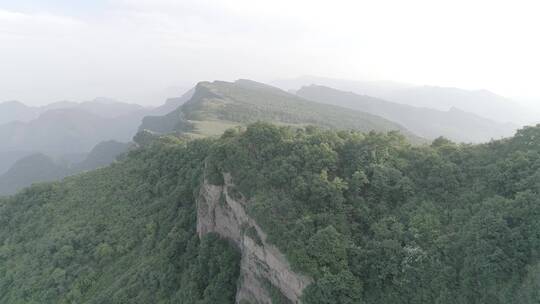 航拍山西旅游胜地太行山脉60帧原素材