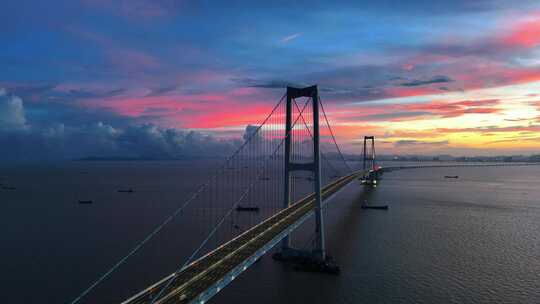 深中通道夜景夜景核心区域