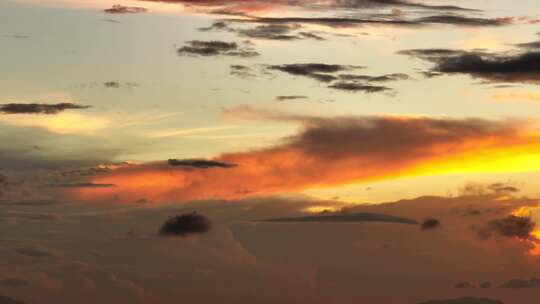 日落 震撼日落 傍晚航拍 安吉夕阳