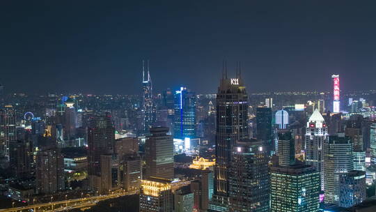 上海城市夜景-悟2航拍