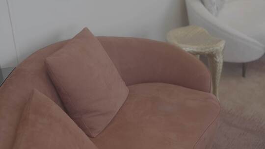 麂皮沙发与现代家居舒适生活场景