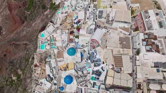 Santorini， Rooftops，