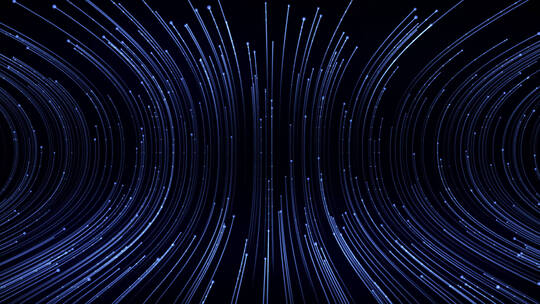 蓝色圆弧粒子光线 大屏幕舞台场景 02视频素材模板下载