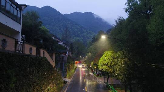 金华山双龙景区 雪景视频素材模板下载