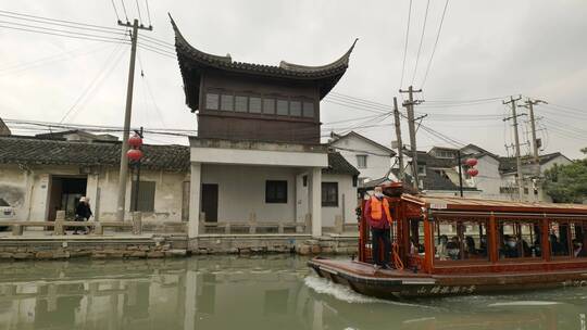 苏州七里山塘街古建筑人文