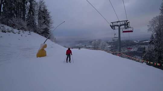 高山滑雪