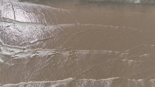 滩涂湿地航拍视频素材模板下载