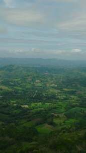 菲律宾的农业土地和山区