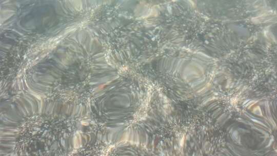 波光粼粼的水面空镜
