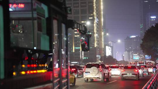 重庆观音桥步行街夜景