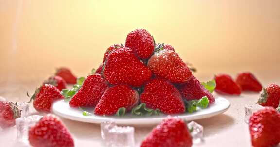 草莓 新鲜水果 草莓牛奶 饮品