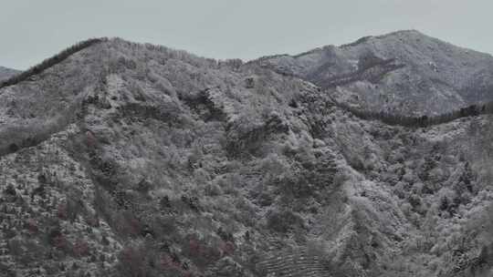 怀柔范崎路小雪景