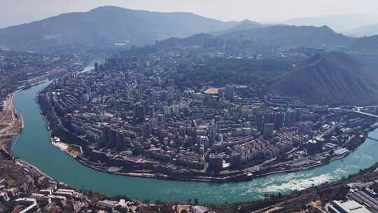 攀枝花城市航拍4K