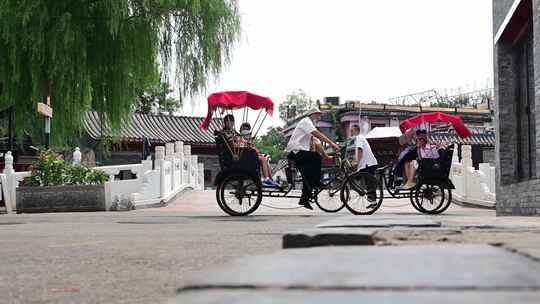 北京城中轴线鼓楼大街十刹海风土人情