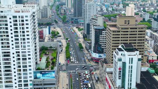 浙江省宁波市江北区老外滩街景外滩大桥宁波