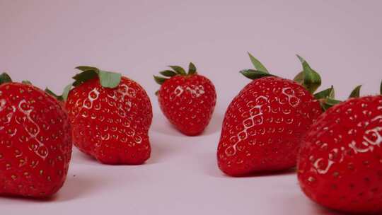 草莓特写实拍