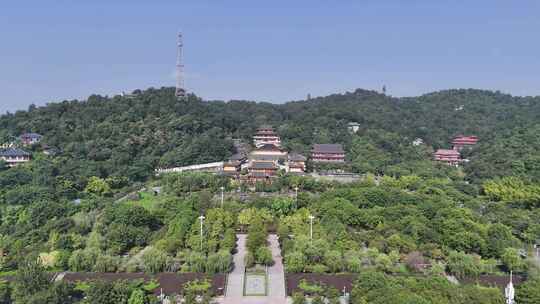 湖北鄂州西山古灵泉寺航拍