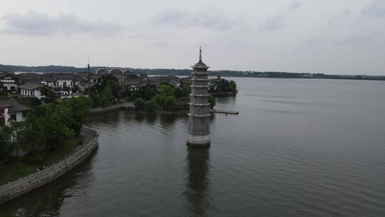 湖南湘阴洋沙湖国际旅游度假区渔窑小镇4A