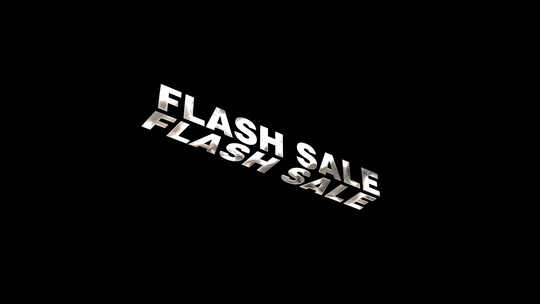 Flash Sale文字动画