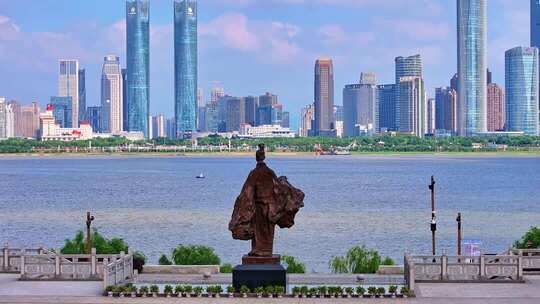 南昌王勃广场航拍