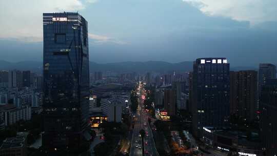 福建莆田东园东路夜景莆田夜景