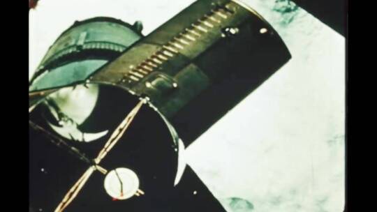 阿波罗7号绕地球飞行视频素材模板下载