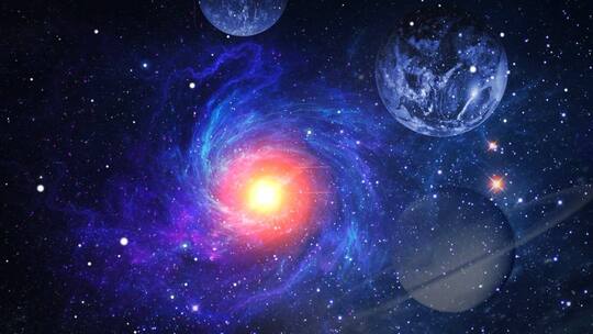 星云粒子深邃幻想大气震撼背景