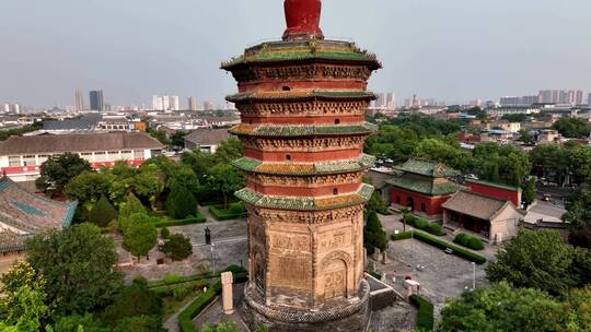 安阳文峰塔航拍