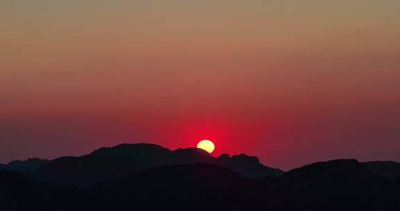埃及西奈山的日落