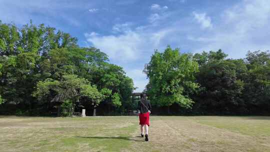 常州武进淹城遗址公园风景