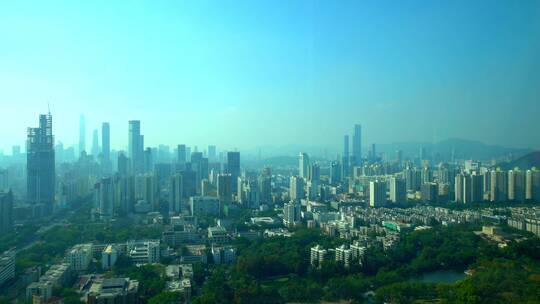 城市建设深圳高楼建筑都市风光